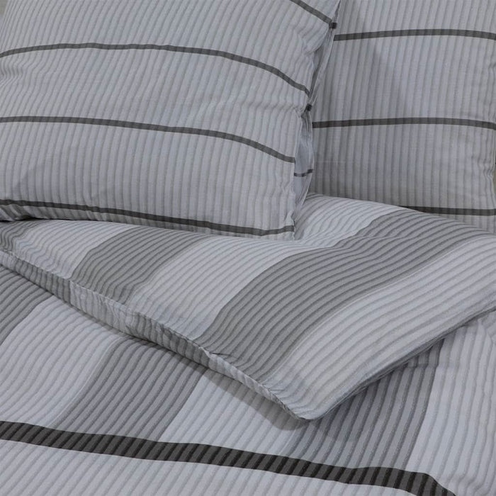 Set cu husă de pilotă, gri, 225x220 cm, bumbac - WALTI WALTI