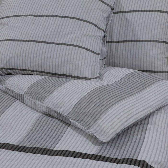 Set cu husă de pilotă, gri, 260x220 cm, bumbac WALTI