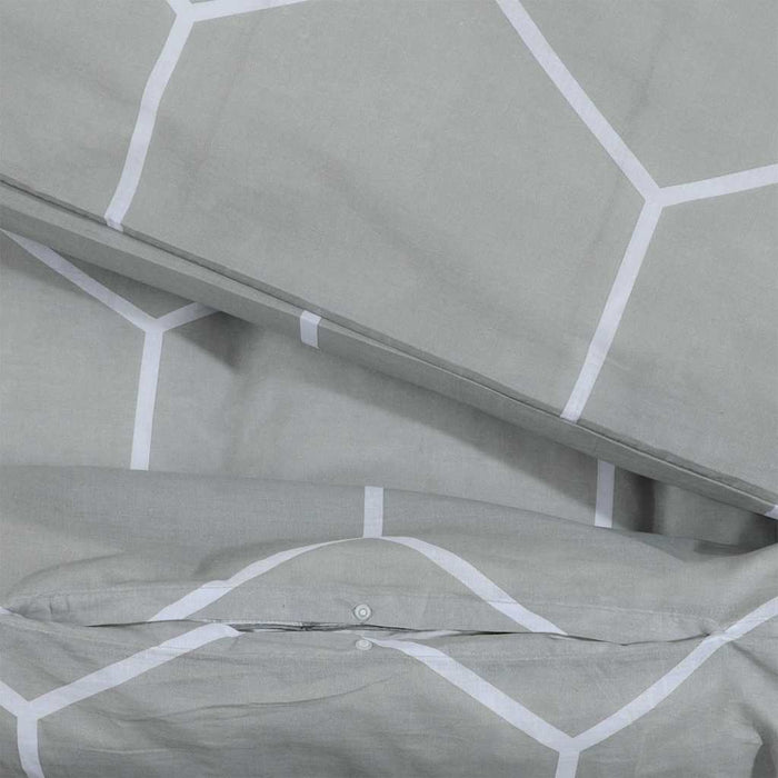 Set cu husă de pilotă, gri, 240x220 cm, bumbac - WALTI WALTI