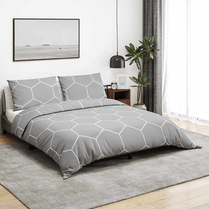 Set cu husă de pilotă, gri, 260x220 cm, bumbac - WALTI WALTI