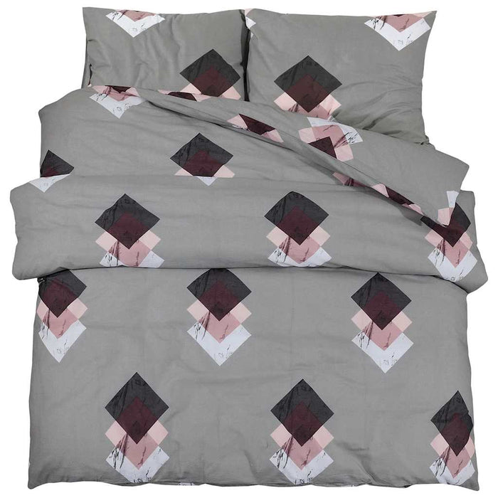Set cu husă de pilotă, gri, 155x220 cm, bumbac - WALTI WALTI