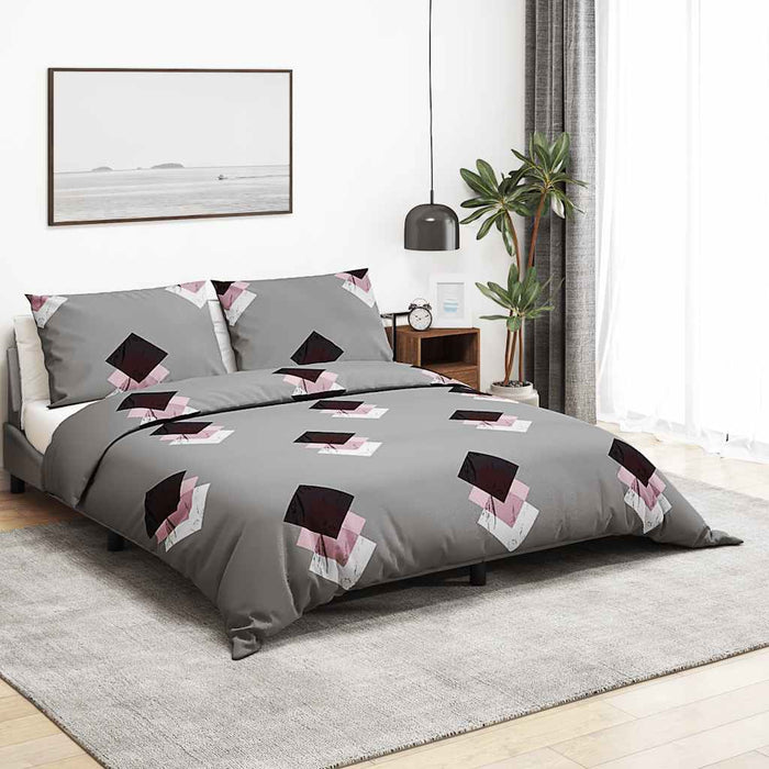 Set cu husă de pilotă, gri, 225x220 cm, bumbac WALTI