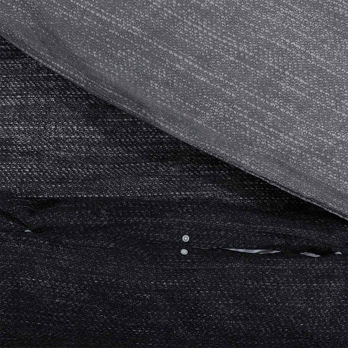 Set cu husă de pilotă, gri închis, 155x220 cm, bumbac - WALTI WALTI