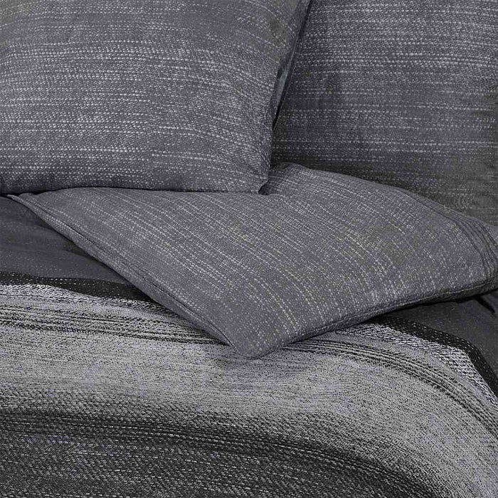 Set cu husă de pilotă, gri închis, 200x220 cm, bumbac - WALTI WALTI