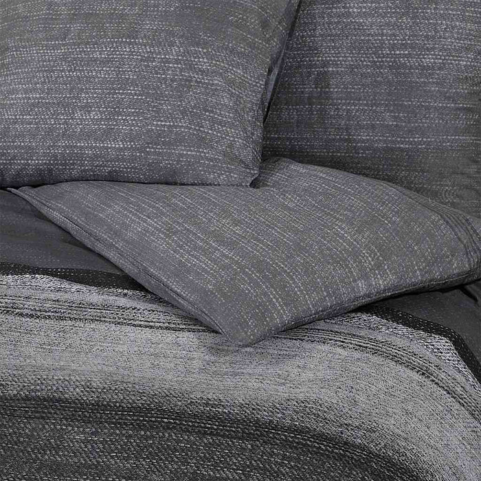 Set cu husă de pilotă, gri închis, 225x220 cm, bumbac - WALTI WALTI