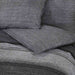 Set cu husă de pilotă, gri închis, 225x220 cm, bumbac - WALTI WALTI