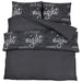 Set cu husă de pilotă, negru, 240x220 cm, bumbac - WALTI WALTI