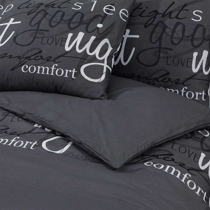 Set cu husă de pilotă, negru, 240x220 cm, bumbac - WALTI WALTI
