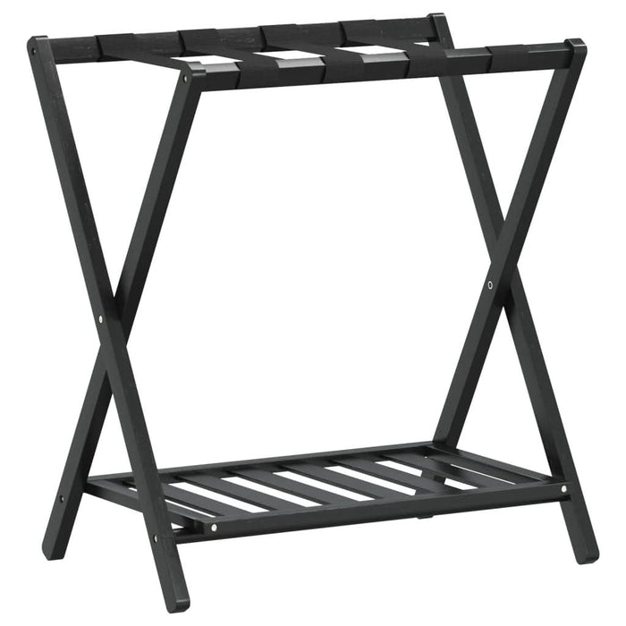 Suport pentru bagaje, negru, 68x38x58 cm, bambus - WALTI WALTI