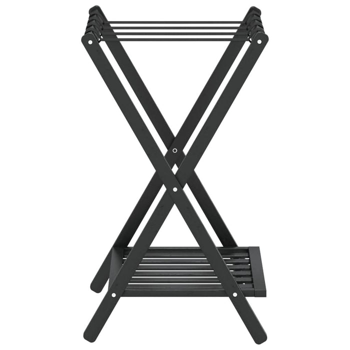 Suport pentru bagaje, negru, 68x38x58 cm, bambus - WALTI WALTI
