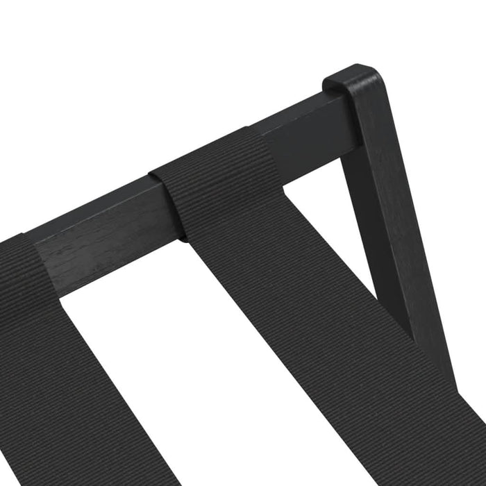 Suport pentru bagaje, negru, 68x38x58 cm, bambus - WALTI WALTI