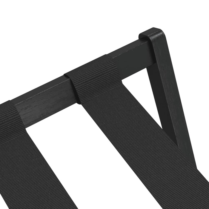 Suport pentru bagaje, negru, 68,5x38x58 cm, bambus - WALTI WALTI