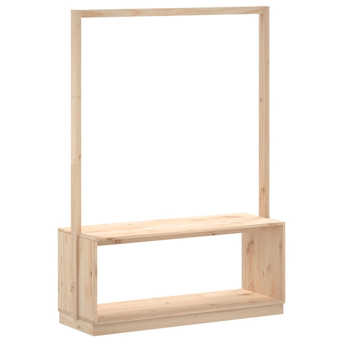 Cuier de haine cu pantofar, 113x40x157,5 cm, lemn masiv de pin WALTI