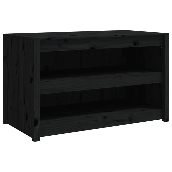 Dulap bucătărie de exterior negru, 106x55x64 cm, lemn masiv pin WALTI