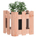 Jardinieră grădină design gard, 30x30x30 cm, lemn masiv douglas - WALTI WALTI