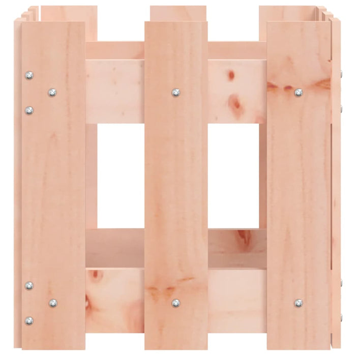 Jardinieră grădină design gard, 30x30x30 cm, lemn masiv douglas - WALTI WALTI