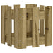 Jardinieră grădină design gard 30x30x30cm lemn de pin impregnat - WALTI WALTI