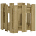 Jardinieră grădină design gard 30x30x30cm lemn de pin impregnat - WALTI WALTI