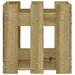 Jardinieră grădină design gard 30x30x30cm lemn de pin impregnat - WALTI WALTI