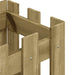 Jardinieră grădină design gard 30x30x30cm lemn de pin impregnat - WALTI WALTI