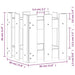 Jardinieră grădină design gard 30x30x30cm lemn de pin impregnat - WALTI WALTI