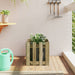 Jardinieră grădină design gard 40x40x40cm lemn de pin impregnat - WALTI WALTI
