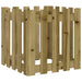 Jardinieră grădină design gard 50x50x50cm lemn de pin impregnat - WALTI WALTI