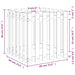 Jardinieră grădină design gard, 60x60x60 cm, lemn masiv de pin - WALTI WALTI