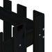 Jardinieră grădină design gard negru 60x60x60 cm lemn masiv pin - WALTI WALTI