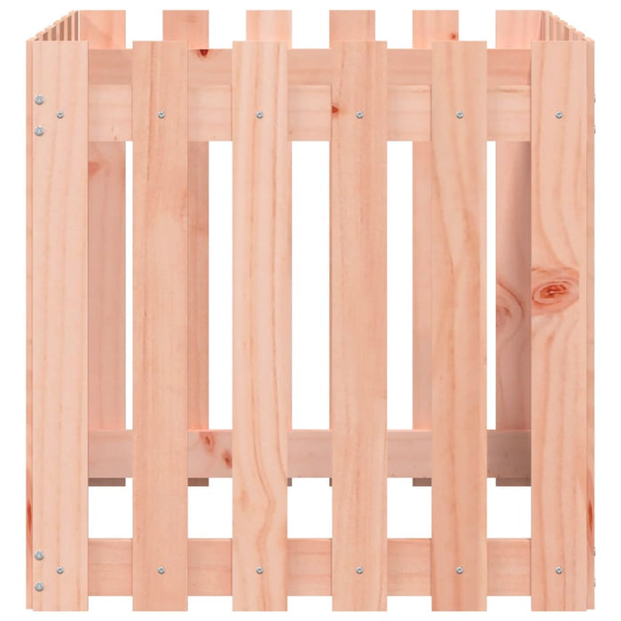 Jardinieră grădină design gard, 60x60x60 cm, lemn masiv douglas - WALTI WALTI