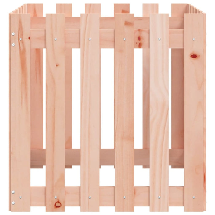 Jardinieră grădină design gard, 60x60x60 cm, lemn masiv douglas - WALTI WALTI