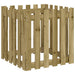Jardinieră grădină design gard, 60x60x60 cm, lemn pin impregnat - WALTI WALTI