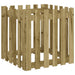 Jardinieră grădină design gard, 60x60x60 cm, lemn pin impregnat - WALTI WALTI