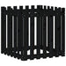Jardinieră grădină design gard negru 70x70x70 cm lemn masiv pin - WALTI WALTI