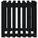 Jardinieră grădină design gard negru 70x70x70 cm lemn masiv pin - WALTI WALTI