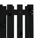 Jardinieră grădină design gard negru 70x70x70 cm lemn masiv pin - WALTI WALTI