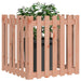 Jardinieră grădină design gard, 70x70x70 cm, lemn masiv douglas - WALTI WALTI