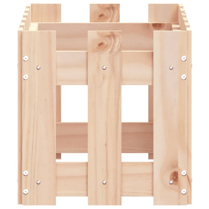 Jardinieră grădină design gard, 60x30x30 cm, lemn masiv de pin - WALTI WALTI