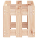 Jardinieră grădină design gard, 60x30x30 cm, lemn masiv de pin - WALTI WALTI