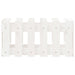 Jardinieră grădină design gard, alb, 60x30x30 cm lemn masiv pin - WALTI WALTI
