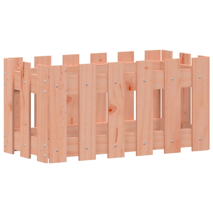 Jardinieră grădină design gard, 60x30x30 cm, lemn masiv douglas - WALTI WALTI