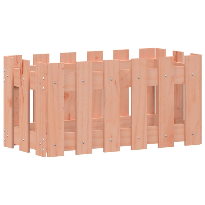 Jardinieră grădină design gard, 60x30x30 cm, lemn masiv douglas - WALTI WALTI