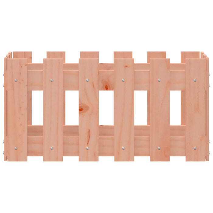Jardinieră grădină design gard, 60x30x30 cm, lemn masiv douglas - WALTI WALTI