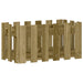 Jardinieră grădină design gard 60x30x30cm lemn de pin impregnat - WALTI WALTI