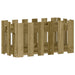 Jardinieră grădină design gard 60x30x30cm lemn de pin impregnat - WALTI WALTI