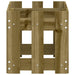 Jardinieră grădină design gard 60x30x30cm lemn de pin impregnat - WALTI WALTI