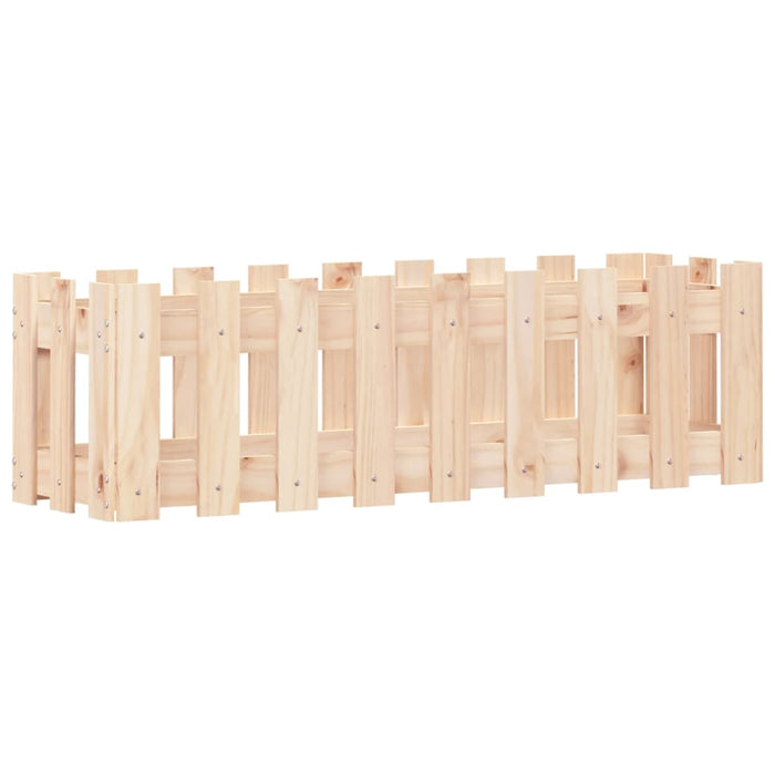 Pat înălțat grădină design gard 100x30x30 cm lemn de pin tratat - WALTI WALTI