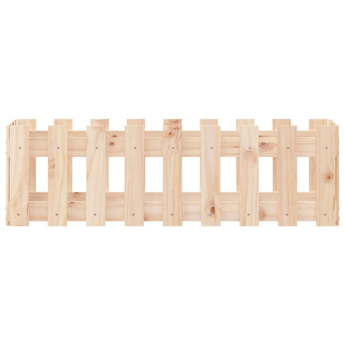 Pat înălțat grădină design gard 100x30x30 cm lemn de pin tratat - WALTI WALTI