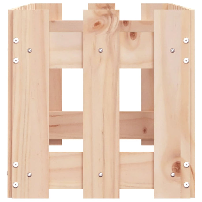 Pat înălțat grădină design gard 100x30x30 cm lemn de pin tratat - WALTI WALTI