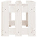 Pat înălțat grădină design gard alb 100x30x30cm lemn pin tratat - WALTI WALTI